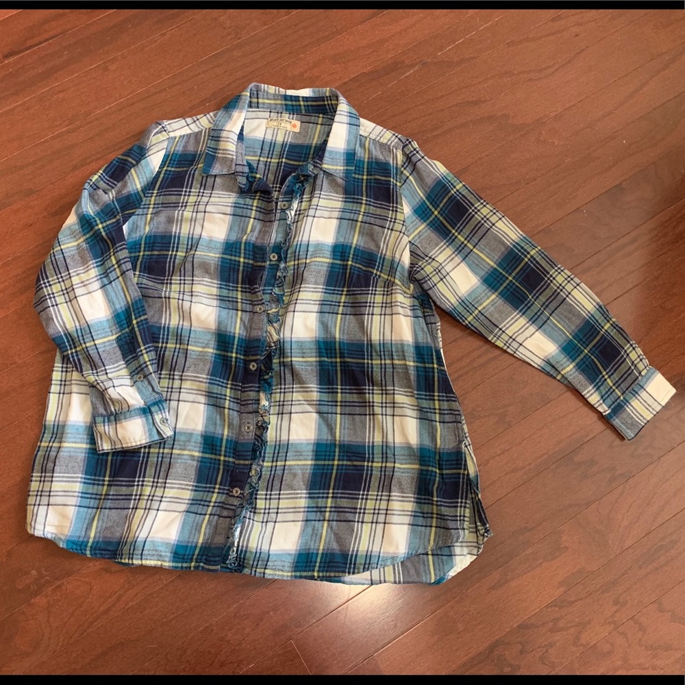 Ruff Hewn Flannel Top